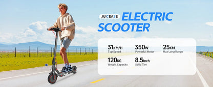 JUICEASE TUYA/TX01 Scooter Electric Scooter for Adults 8.5 Inch Tire Portable Lighting Cruise Control Escooter 350W 5-30KM Range.