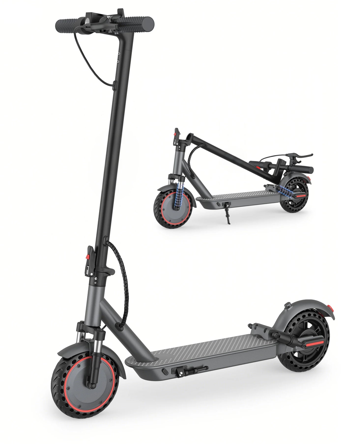 JUICEASE 2025 Solid Tire Electric Scooter 8.5/10 Inch 25/35KM Range Waterproof Escooter 31/35KM/H Fast Speed Scooter Electric