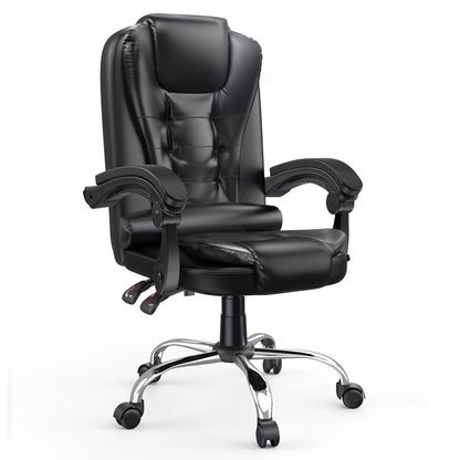 naspaluro Ergonomic Office Chair Desk Chair with High Backrest PU Leather Swivel Chair Deck Chair Gaming Chair for Office Home