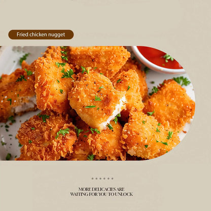 1400W 8L Air Fryer Stainless Steel Visible wide Capacity Electric Oven Touch glass Multifunctional Electric Fryer.