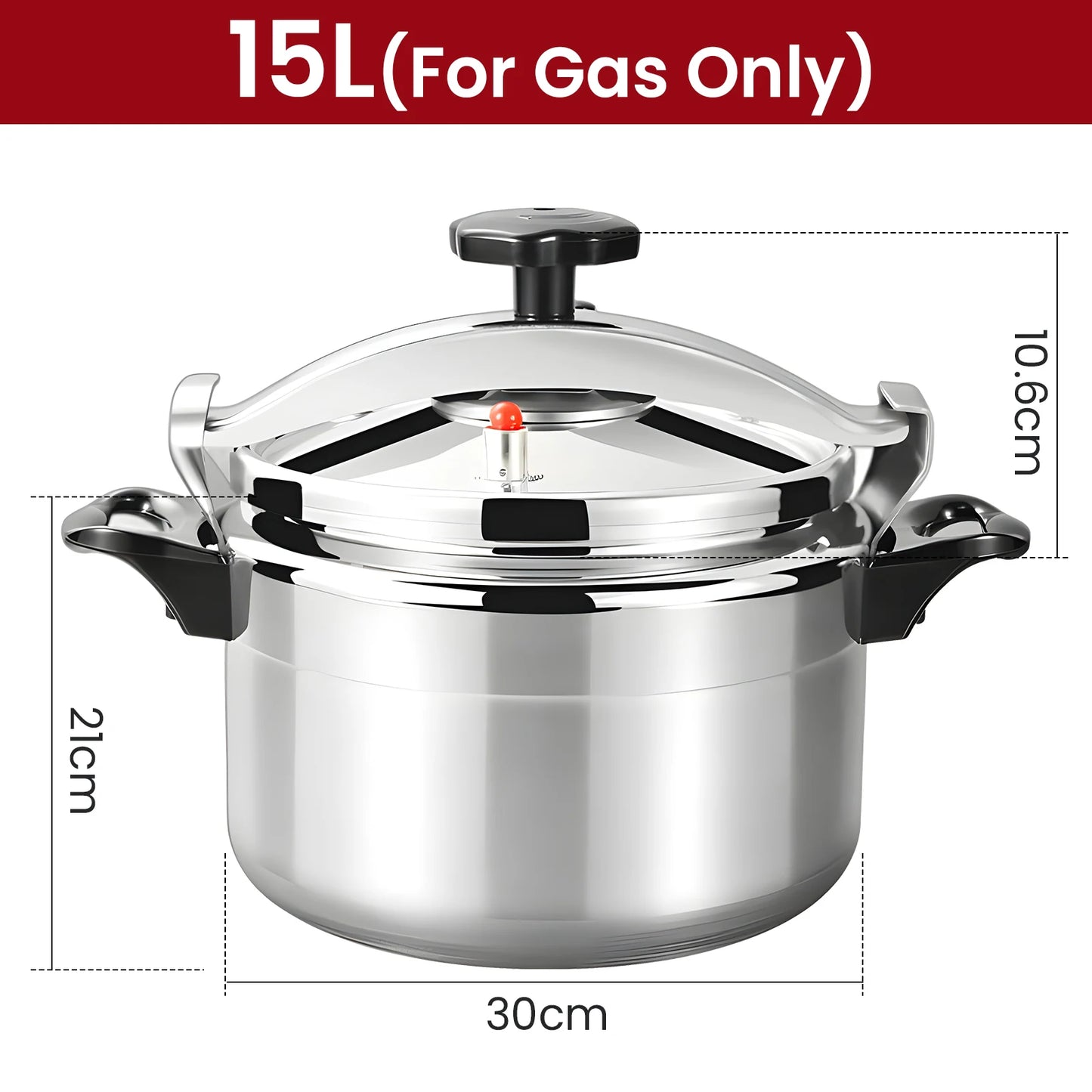 3L/7L Aluminum Pressure Cooker Multifunctional Pressure Cooker Gas Stove Household Restaurant Explosion-proof Pressure Cooker.