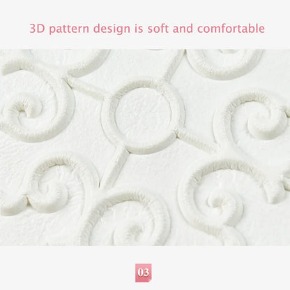 10Pcs 70*70cm Ceiling Wallpaper 3D Brick Waterproof Wall Stickers Foam Wall Paper Self-Adhesive Home Decor