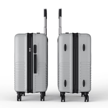 3-teiliges Reisekoffer-Set, abs Hartsc halen wagen mit Schloss, Griff gepäck mit Spinner rädern und Teleskop griff.