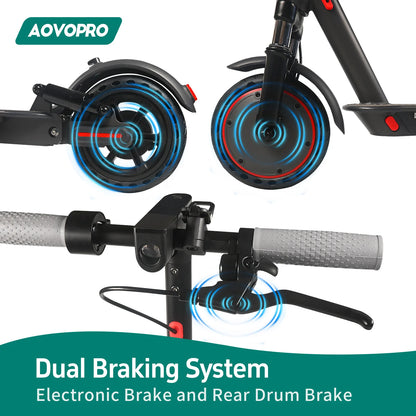 JUICEASE AP07 Electric Scooter 35KM Range 8.5Inch Escooter 350W/600W Power 31KM/H APP Scooter Electric Dual Damping Turn Signal.