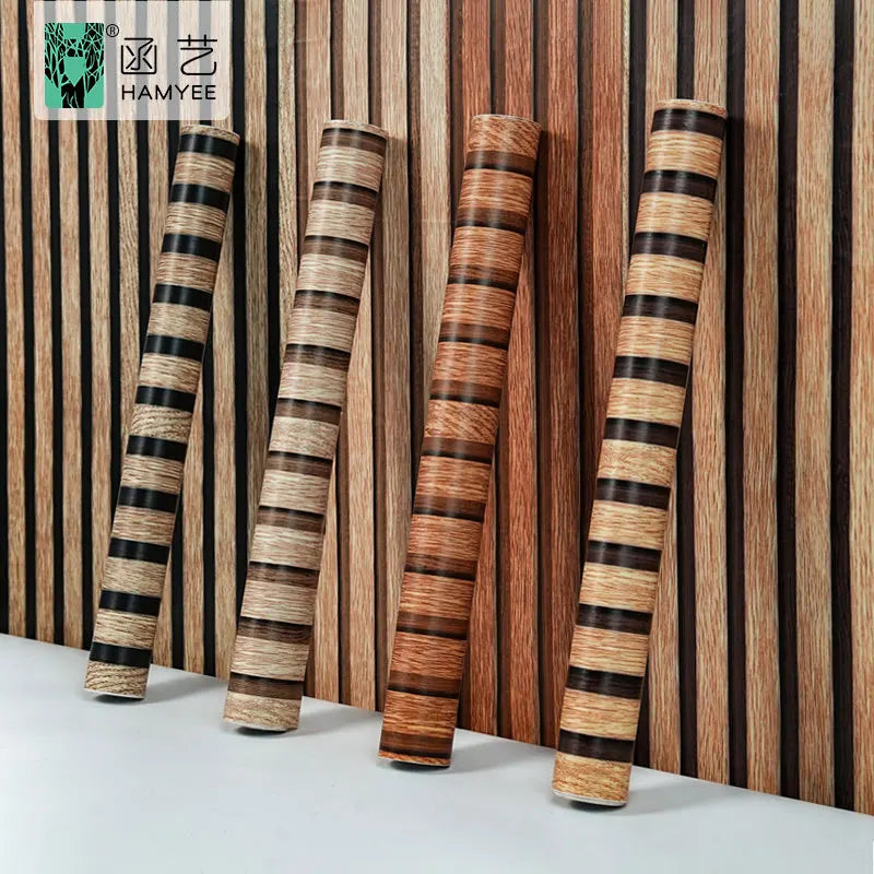 Vinyl Decorative Film Wood Grain Sticker Home Decor Waterproof Wallpaper Wall Paper Roll Furniture Self Adhesive PVC Cabinet