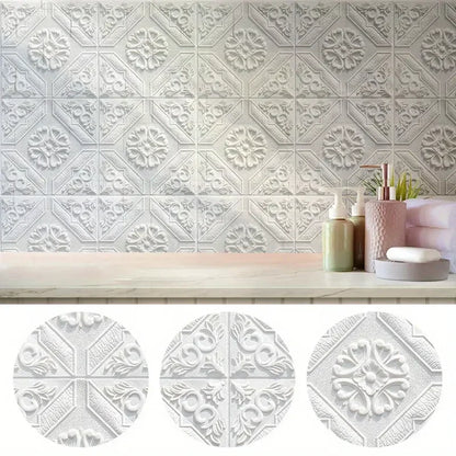 35*35cm Ceiling Roof Decoration Wallpaper Self-adhesive Bedroom 3D Waterproof Background Wall Wallpaper