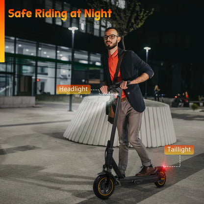 AOVOPRO V1MAX PRO 1200W Electric Scooter 45KM Max Range 35KM/H 500W Motor Power 42V14.5AH Folding Electric Scooter for Adults.