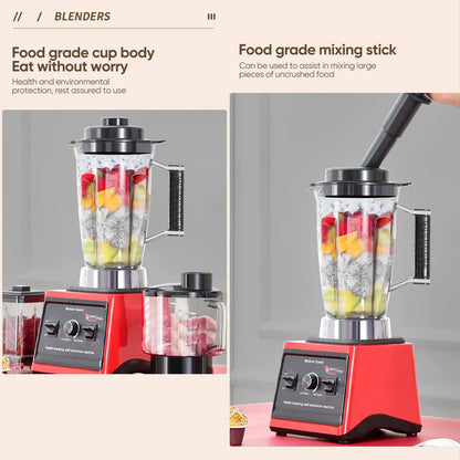9500W 15 Speed multi-function Professional Blender 4-Blade 3-In-1 Wall Breaking Machine 5L Container Ice Nut Fruit mix Strong.