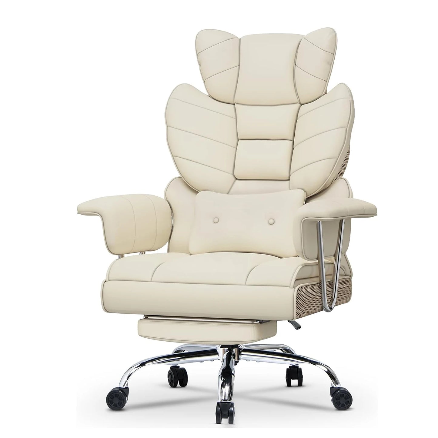 Desk Chairs Ergonomic Office Chair PU Leather Computer Chairs Adjustable Big High Back Executive Chair Swivel Chair