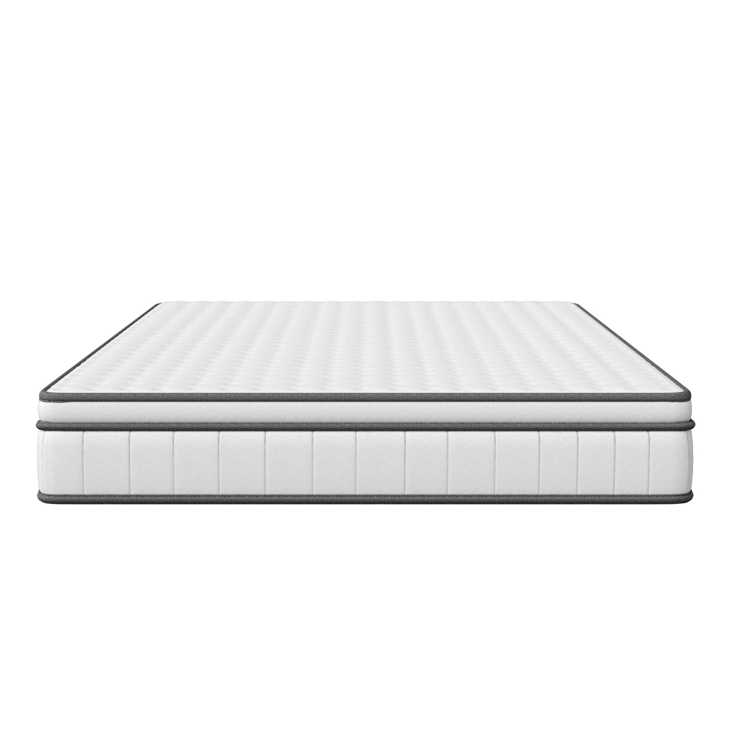 Mattress 140x190cm,Height 25cm, Pocket Spring Mattress with Comfort Foam, Mattress for Adults, Medium Hardness