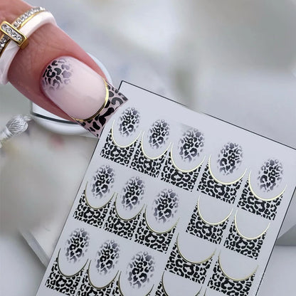 3D Jelly Gradient Nail Sticker Red Pink Blush Sliders Nail Design Gradient Style Translucent Gel Polish Wraps Decal.