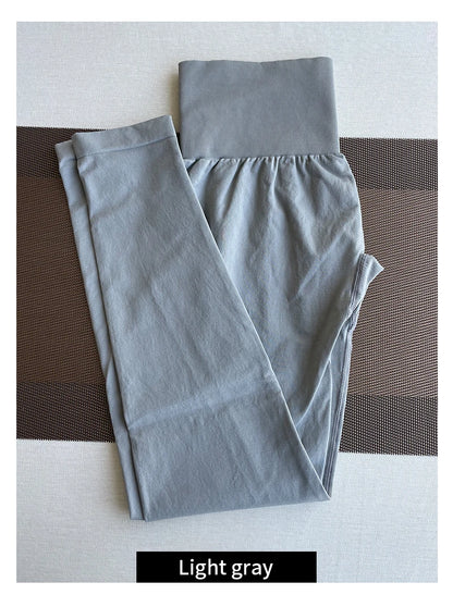 TKITK Solid Leggings Women Seamless Sports  Scrunch Bum Tights cycling shark pants Yoga shorts Gym navigation nv Workout wear