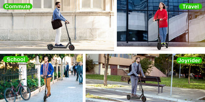 AOVOPRO ES80 500W Electric Scooter for Adults 35KM Long Range 31KM/H Fast Speed Folding Electric Scooter 8.5 Inch Smart Escooter