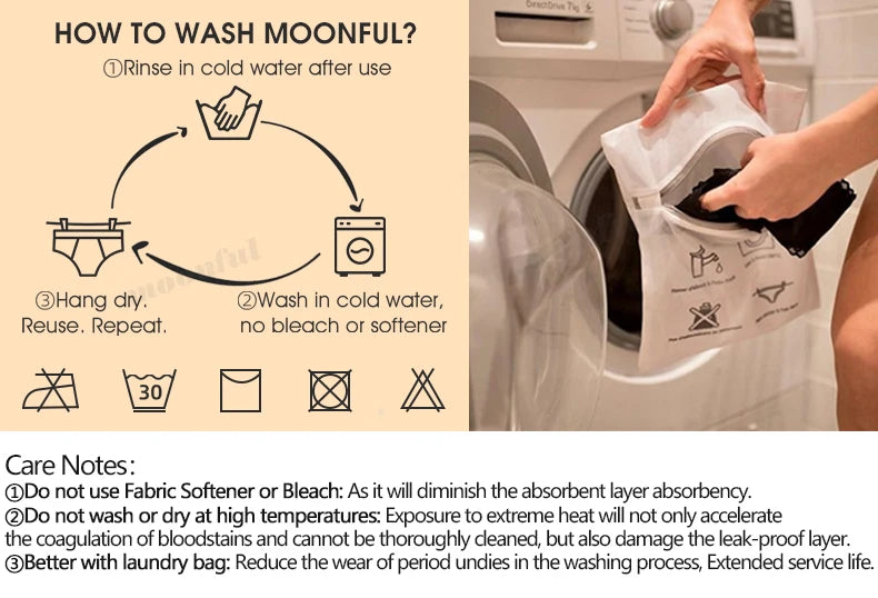 3PCS/Lot Menstrual Panties Woman Very Abundant Flow Menstruation Underwear High Waist Leak Proof Period Panties for Girls Set