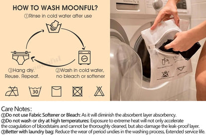 High Waist Period Underwear Lace Mesh Menstrual Panties Women Menstrual Cycle Absorbent Underwear Girl Panties for Monthly.