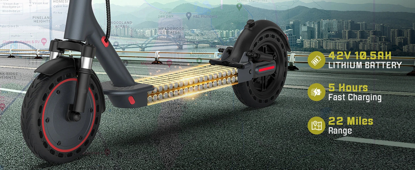 JUICEASE 2025 Solid Tire Electric Scooter 8.5/10 Inch 25/35KM Range Waterproof Escooter 31/35KM/H Fast Speed Scooter Electric