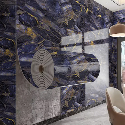 Marble imitation ceramic tile waterproof self-adhesive PVC wall sticker for living room kitchen bedroom decoration stickers