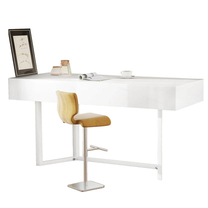 Faltbarer Schreibtisch 120×55cm – Multifunktional, klappbar, mit europäischen Steckdosen, zum Verstecken auf dem Schreibtisch