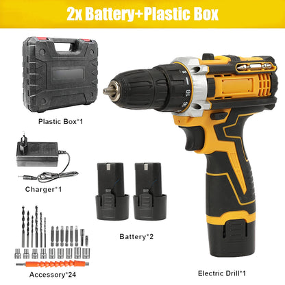 55N.M 10MM 23 + 1 Drehmoment Bürstenlosen Elektrischen Schlagbohrmaschine Metall Ratsche Chuck Akku-bohrschrauber Elektrische Schraubendreher DIY power Tools