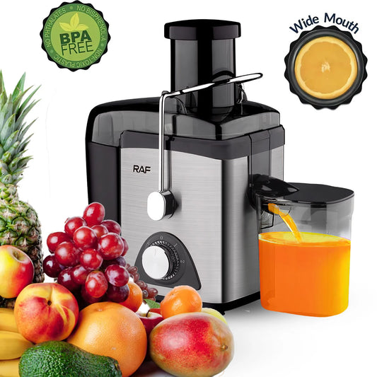 Centrifugal Juicer house house wide caliber electric juice machine resifdue separation vegtable Juicer Max Power W 1000 EU.