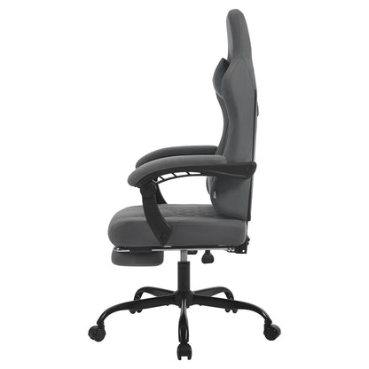 WOLTU Computer-Gamer-Stuhl, ergonomischer drehbarer PC-Gaming-Stuhl mit Taschenfederkissen, Massagefunktion für Büro und Zuhause