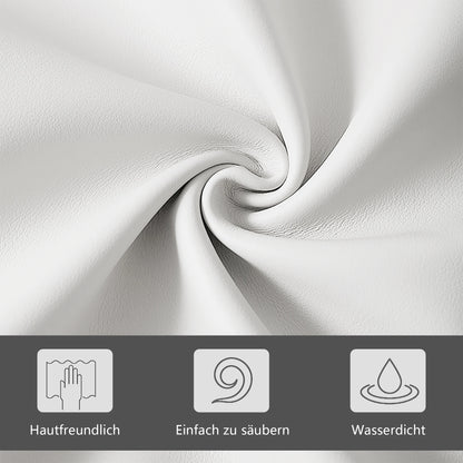 Rosahqnda Kinderbett Kronenform 90/140 x 200 cm, LED und Schubladen, höhenverstellbares Kopfteil, PU, Rosa/Weiß