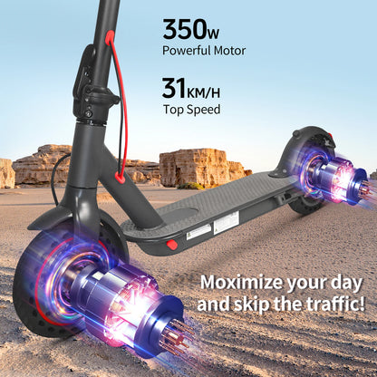 JUICEASE TUYA/TX01 Scooter Electric Scooter for Adults 8.5 Inch Tire Portable Lighting Cruise Control Escooter 350W 5-30KM Range