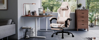 GTPLAYER Gaming Stuhl, Gamer Stuhl, Atmungsaktiver Bürostuhl aus Hochwertigem Stoff, Ergonomischer PC-Stuhl, Verstellbarer