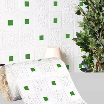 Retro Brick Pattern Room Decor PVC Home Decorations 3D Wallpaper Foam Wall Stickers DIY Self-adhesive 70cmX1m Renovation