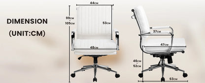 COMHOMA Chefsessel Bürostuhl Ergonomischer Schreibtischstuhl Drehstuhl Computerstuhl mit Armlehnen Schminktisch Stuhl