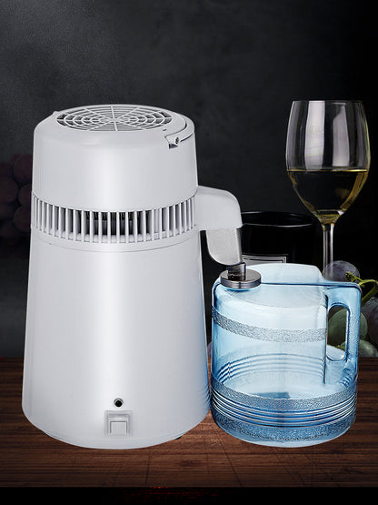 SucceBuy 4L Water Distiller Purifier Dispenser Heating Drinking Bottle Softener 304 Stainless Home Appliance for Office Use.