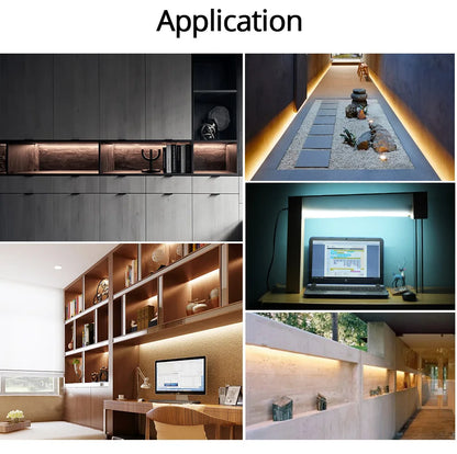 30cm/50cm/60cm LED Rigid Light Strip High Brightness LED Fluorescent Floodlight Tube Bar Industries Showcase Display Lamp 220V.