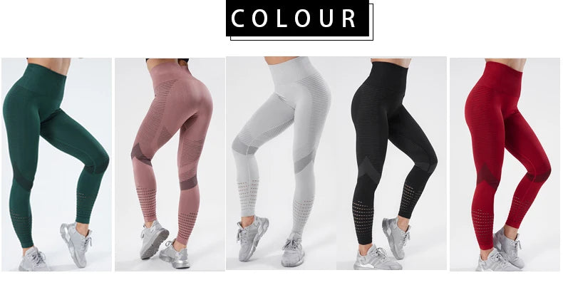 Frauen Fitness Leggings Hohe Taille Nahtlose Leggings Sportswear Atmungsaktive Weibliche Workout Legging.