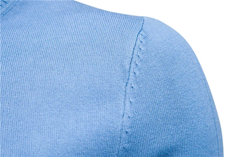 2021 New Winter Men Turtleneck Sweater Casual Solid Color Warm Pullover High Quality Slim High Neck Long Sleeve Sweater Men