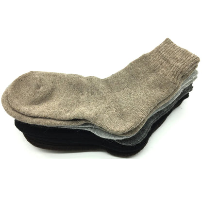 5 Pairs/Lot Thick Wool Socks Men Winter Warm Cashmere Breathable Long Sock Outdoor Male Meias New 7 Colors Hot Sale 2023.