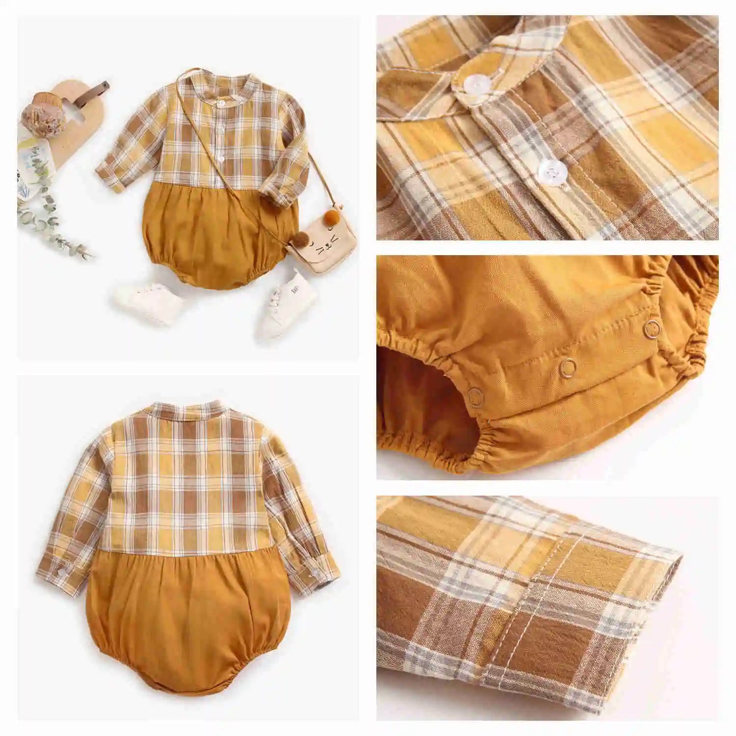 Sanlutoz Herbst Baby Jungen Bodys Kleinkind Kleidung Onesies Mode Langarm.