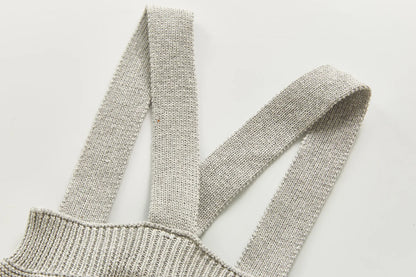 2022 Baby Strampler Sleeveless Herbst Kleinkind Mädchen Jungen Overall Gestrickte Solide Neugeborenen Kinder Kleidung Super Weiche Ein Stück Gesamt.