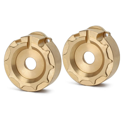 INJORA Heavy Brass Counterweight Portal Drive Housing Bumper Holder Axle Mount for RC Crawler TRX4 TRX-4 TRX6 Upgrade Parts