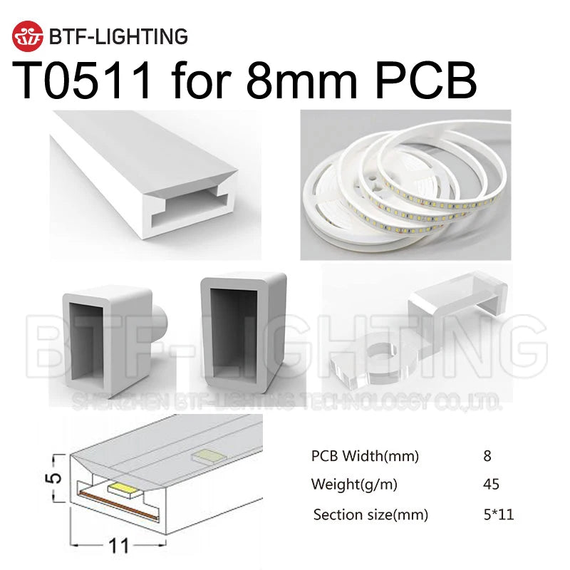 SK6812RGBW LED Neon Rope Tube WS2811 WS2812B WS2813 Flexible LED Strip Light Silica Gel Soft Lamp Tube 1m - 5m IP67 Waterproof