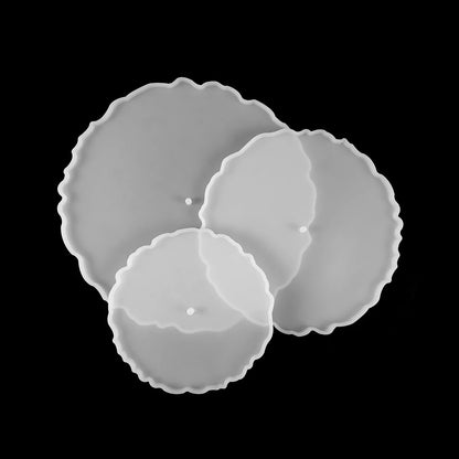 Three-Layer Fruit Dish Epoxy Resin Mold Tea Tray Silicone Molds Storage Tray Mould For DIY UV Resin Coaster Accessories
