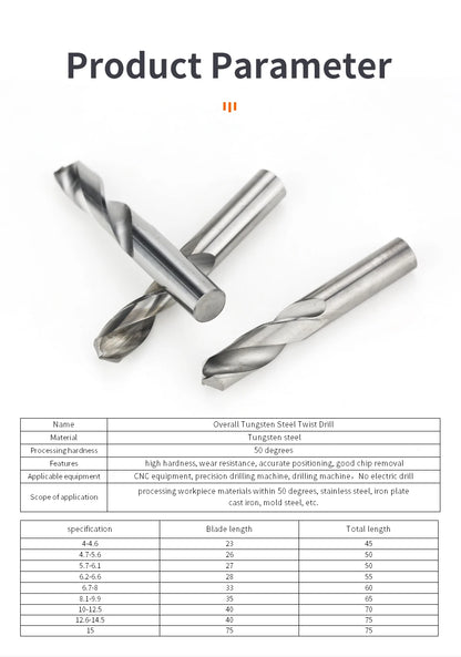 Solide Wolfram Hartmetall Bits Für Cnc Hartmetall 1,0-20mm Metall Arbeits Werkzeuge Hartmetall Bits Metall Bohrer Set harte Metall Bohrer