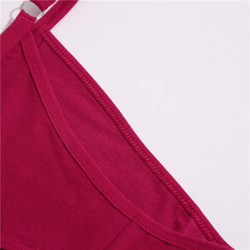 FINETOO 3Pcs/set Cotton Briefs Panties Women Sexy Low Waist Underwear M-2XL Ladies Cotton Underpants Soft Feamle Lingerie 2024