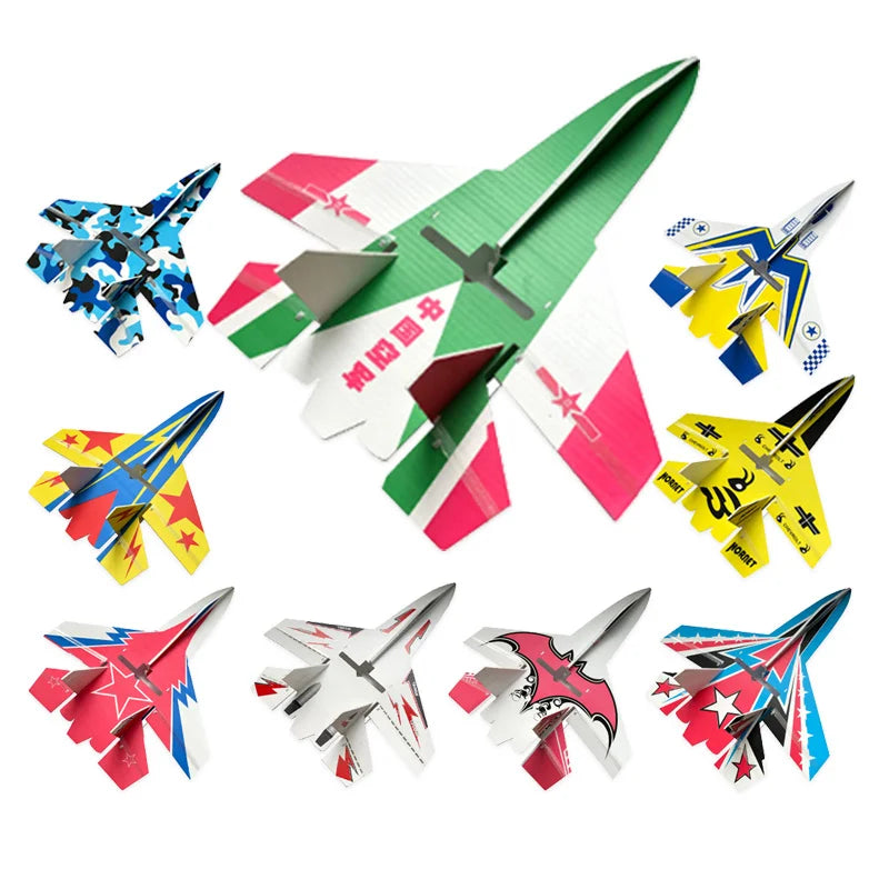 Fixed Wing Model Su27 RC Airplane With Microzone MC6C Transmitter with Receiver and Structure Parts For DIY F22 RC Aircraft.