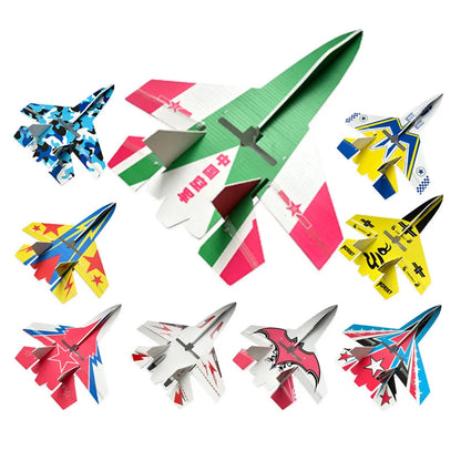 Fixed Wing Model Su27 RC Airplane With Microzone MC6C Transmitter with Receiver and Structure Parts For DIY F22 RC Aircraft.