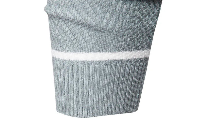 New Autumn Pullover Men's Sweater O-neck Patchwork Long Sleeve Warm Slim Sweaters Men Casual Fashion Sweater Men Clothing.