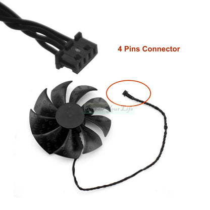 VGA Graphics Card Fans for EVGA GeForce RTX 2060 XC Ultra Gaming 6GB GDDR6 Dual HDB 06G-P4-2166-KB PLA09215S12H PLD09220S12HS.