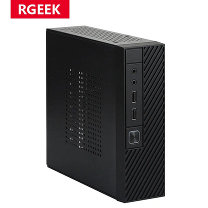 RGEEK ITX Computer Case M06 Mini Desktop Case Convenience PC Case can install 2.5 inch HD Suppor 17x17cm Motherboard.