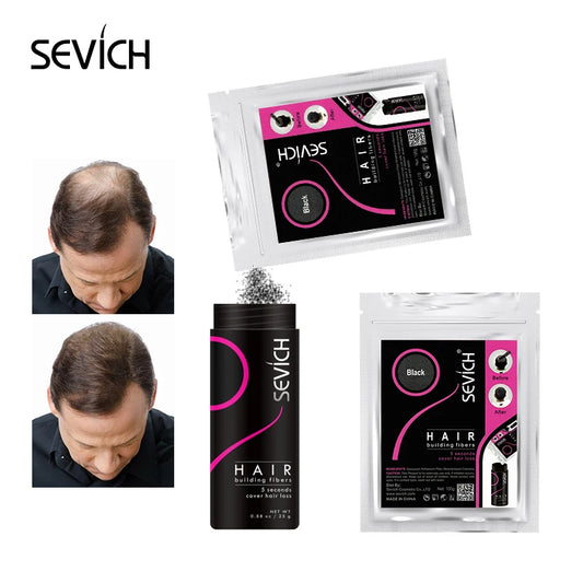 Hair Fibers Hair Building Keratin Powder Hair Color Volume Product Care Treatment Black/Dark Brown 300g Refill.