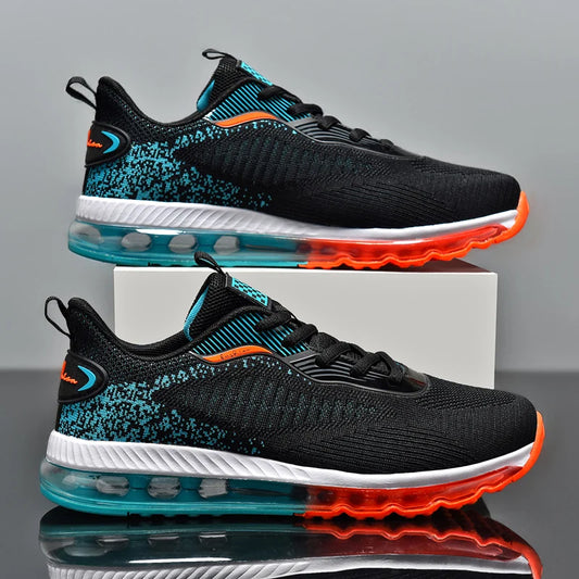 Breathable Quality Unique Light Outdoor Fashion Sneakers Weight Men Sport Air Cushion Running Casual Walking Shoes.