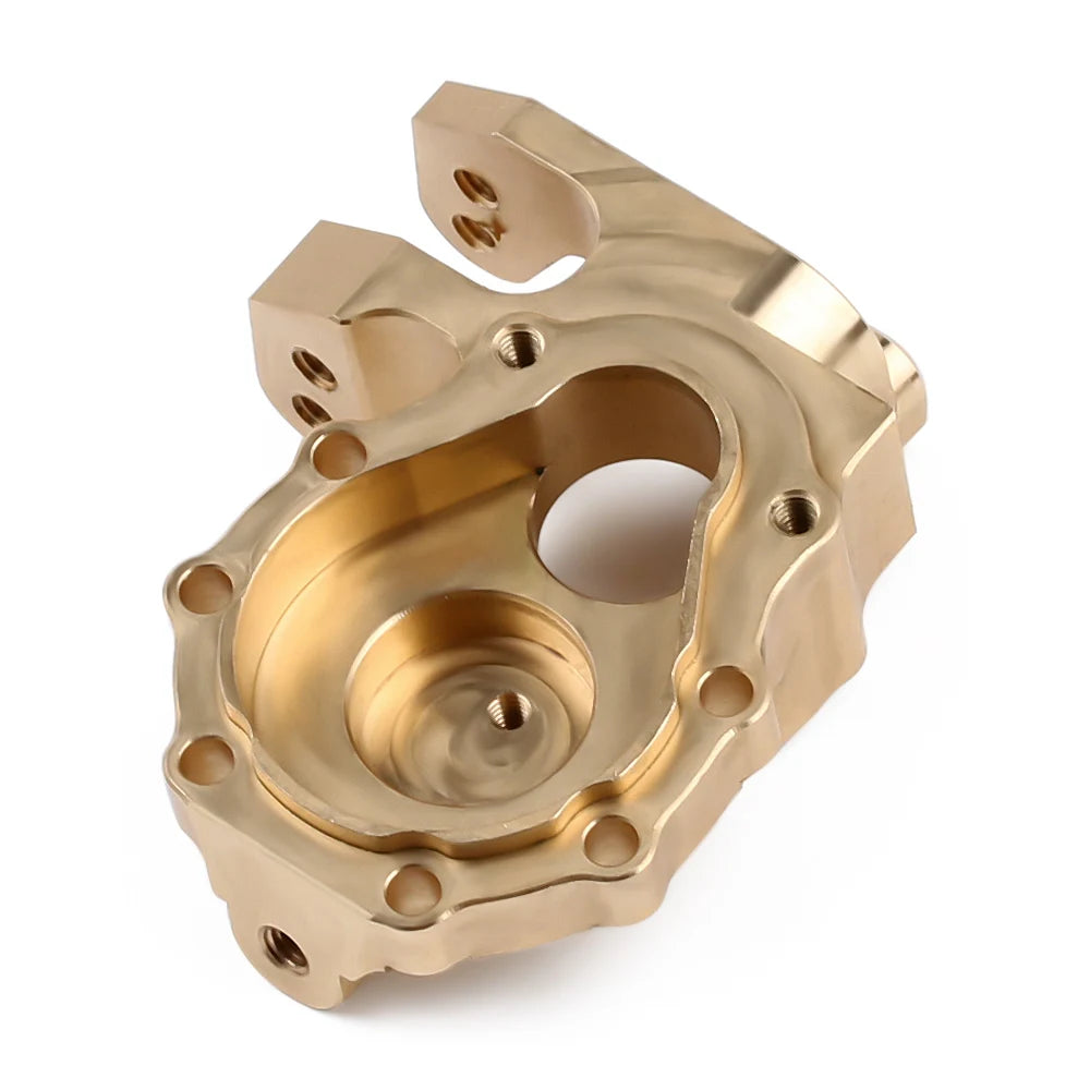 INJORA Heavy Brass Counterweight Portal Drive Housing Bumper Holder Axle Mount for RC Crawler TRX4 TRX-4 TRX6 Upgrade Parts.